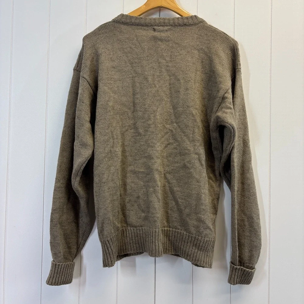 Vintage Cambridge Classics Grandacore Cable Knit Cardigan Mens Size M Academia